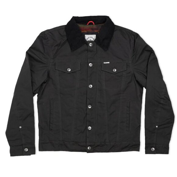 Iron and Resin, Scout Jacket - Halley Stevensons Waxed Canvas, Vintage Black - Picture 1 of 14